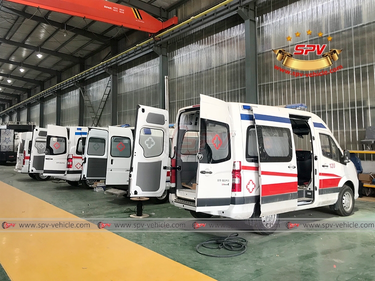 Ambulance IVECO - In workshop